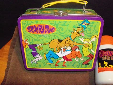 scooby doo lunch box metal|scooby snacks cartoon box.